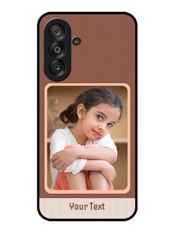 Custom Galaxy A26 5G Custom Glass Phone Case - Simple Pic Upload Design