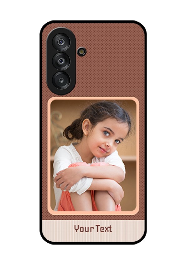 Galaxy A26 5G Custom Glass Phone Case - Simple Pic Upload Design