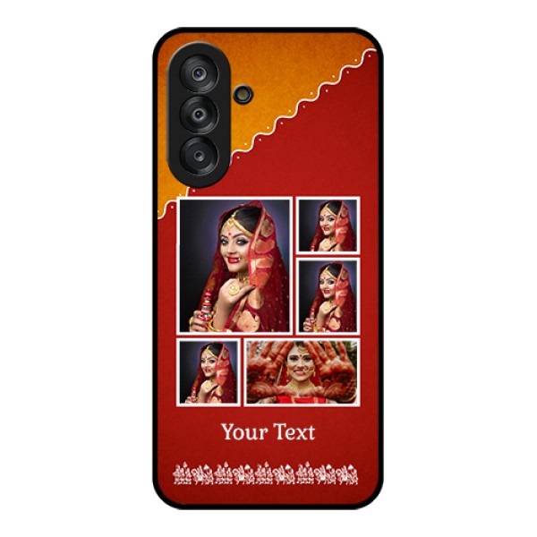 Galaxy A26 5G Custom Glass Phone Case - Wedding Pic Upload Design Galaxy A26 5G Custom Glass Phone Case - Wedding Pic Upload Design