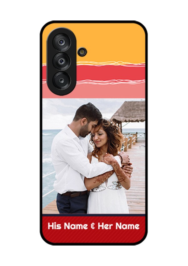 Galaxy A26 5G Custom Glass Phone Case - Colorful Case Design