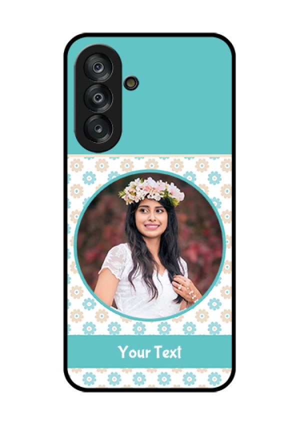 Galaxy A26 5G Custom Glass Phone Case - Beautiful Flowers Design