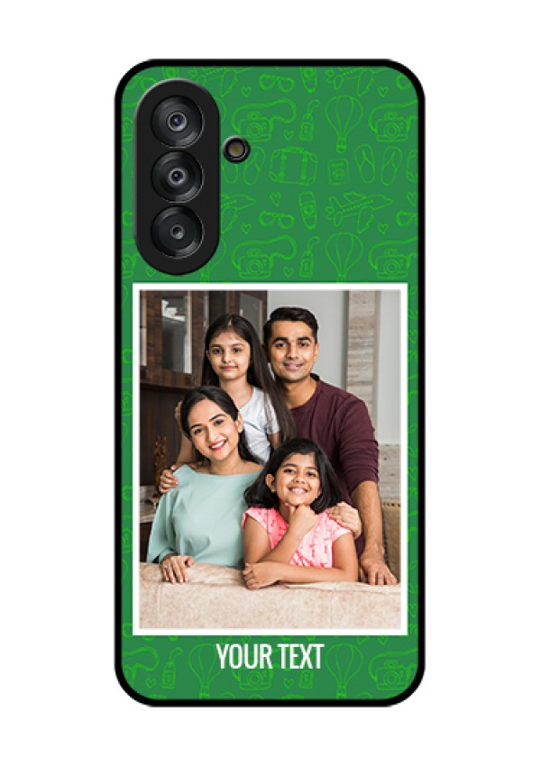 Galaxy A26 5G Custom Glass Phone Case - Picture Upload Design