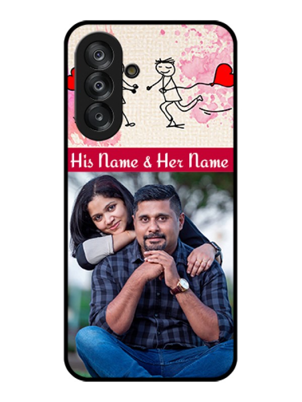 Custom Galaxy A26 5G Custom Glass Phone Case - You And Me Case Design