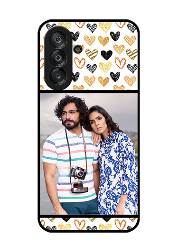 Galaxy A26 5G Custom Glass Phone Case - Love Symbol Design