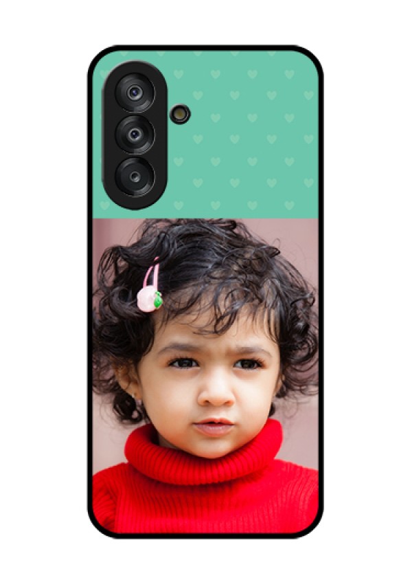 Galaxy A26 5G Custom Glass Phone Case - Lovers Picture Design