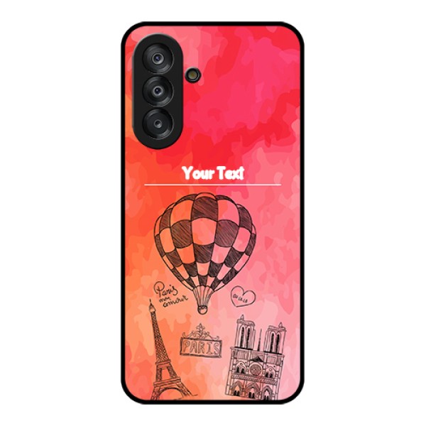 Galaxy A26 5G Custom Glass Phone Case - Paris Theme Design