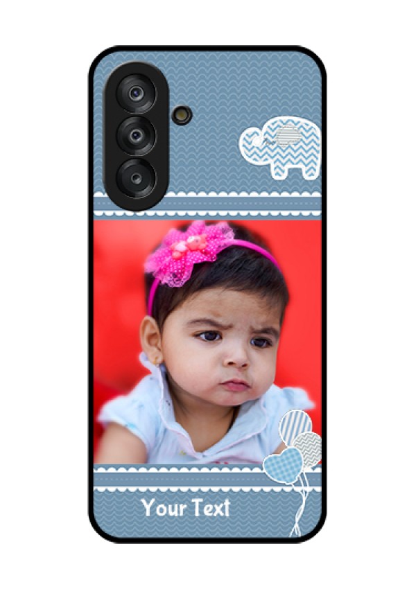 Galaxy A26 5G Custom Glass Phone Case - With Kids Pattern Design