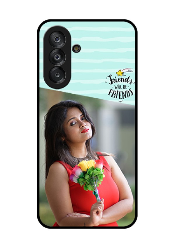 Galaxy A26 5G Custom Glass Phone Case - Friends Picture Icon Design