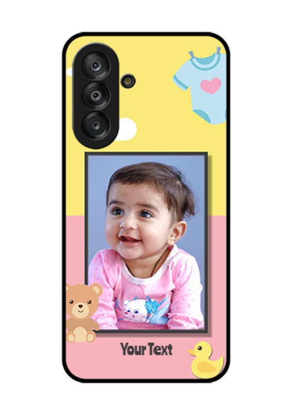 Galaxy A26 5G Custom Glass Phone Case - Kids 2 Color Design