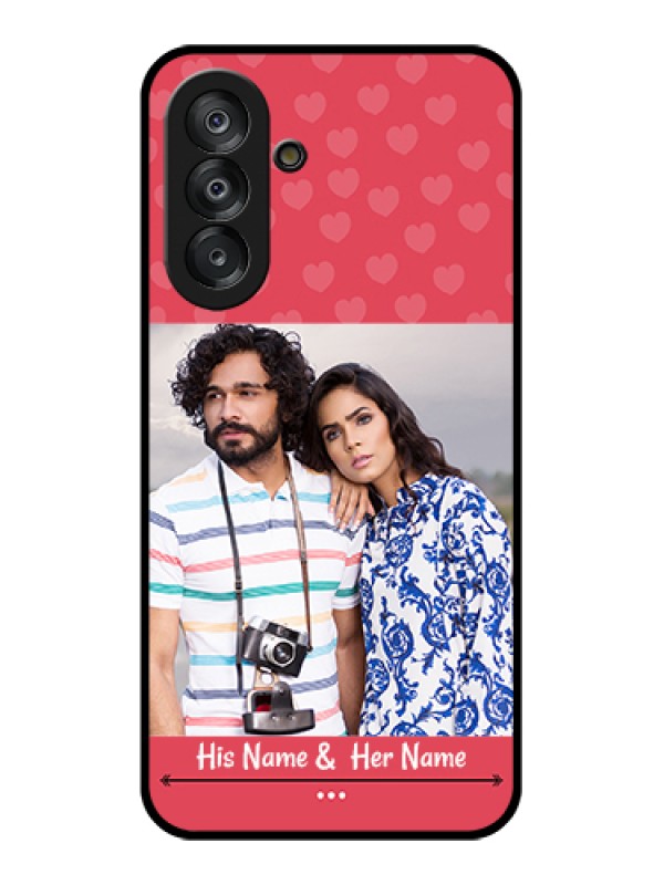 Custom Galaxy A26 5G Custom Glass Phone Case - Simple Love Design