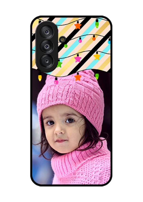 Galaxy A26 5G Custom Glass Phone Case - Lights Hanging Design