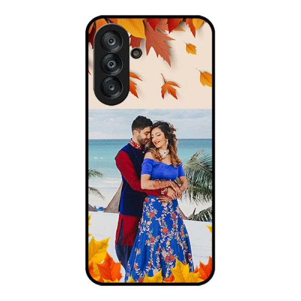 Galaxy A26 5G Custom Glass Phone Case - Autumn Maple Leaves Design Galaxy A26 5G Custom Glass Phone Case - Autumn Maple Leaves Design
