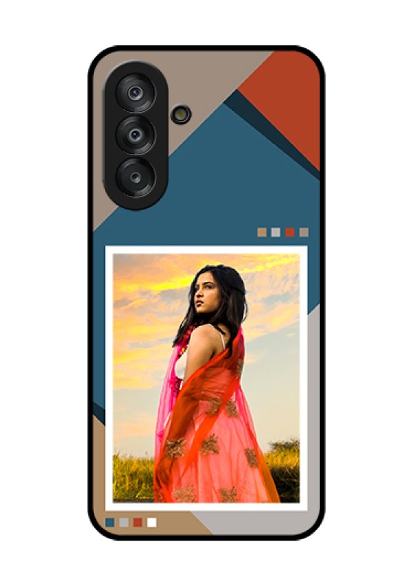 Galaxy A26 5G Custom Glass Phone Case - Retro Color Pallet Design