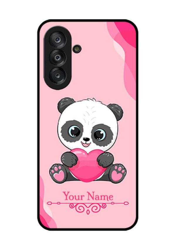 Galaxy A26 5G Custom Glass Phone Case - Cute Panda Design
