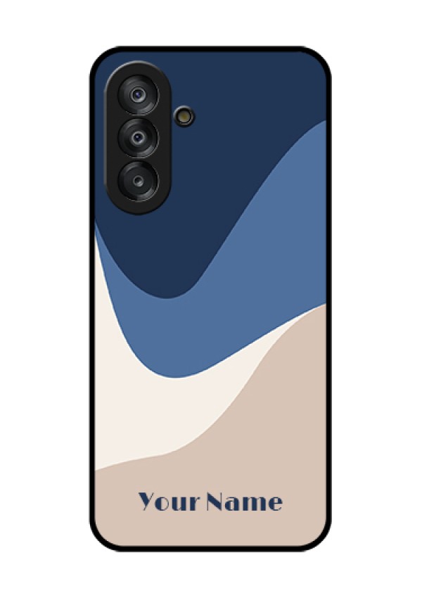 Galaxy A26 5G Custom Glass Phone Case - Abstract Drip Art Design