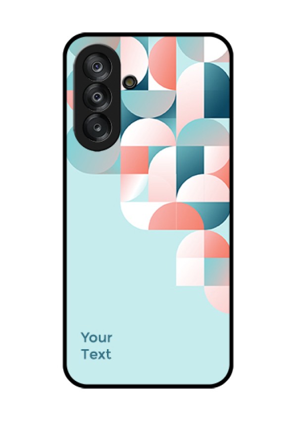 Galaxy A26 5G Custom Glass Phone Case - Stylish Semi - Circle Pattern Design