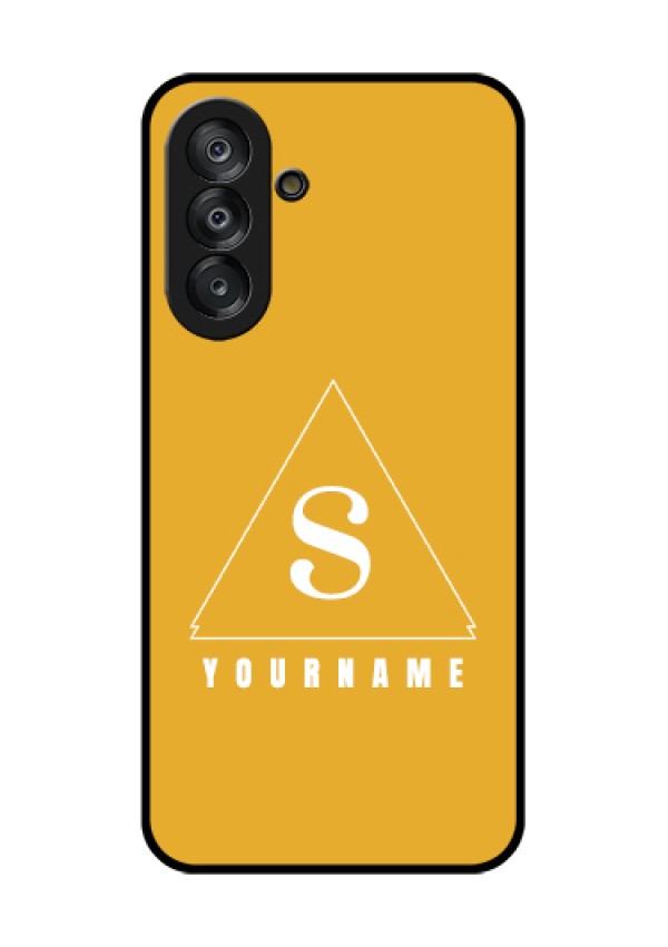 Galaxy A26 5G Custom Glass Phone Case - Simple Triangle Design