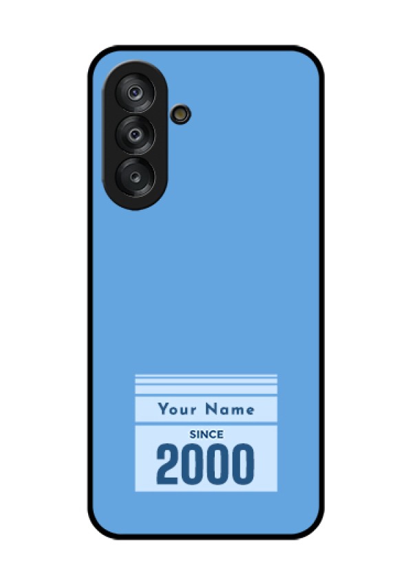 Galaxy A26 5G Custom Glass Phone Case - Custom Year Of Birth Design