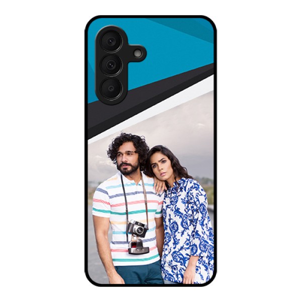 Samsung Galaxy A27 5G Custom Glass Phone Case - Simple Pattern Photo Upload Design Samsung Galaxy A27 5G Custom Glass Phone Case - Simple Pattern Photo Upload Design
