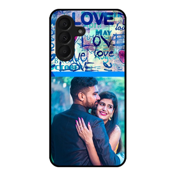 Samsung Galaxy A27 5G Custom Glass Phone Case - Colorful Love Design