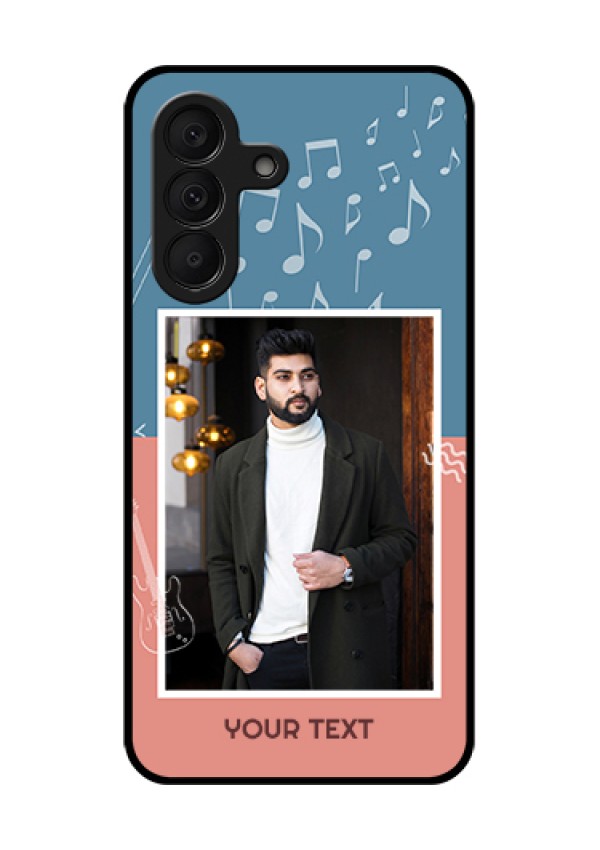 Samsung Galaxy A27 5G Custom Glass Phone Case - With Color Musical Note Design