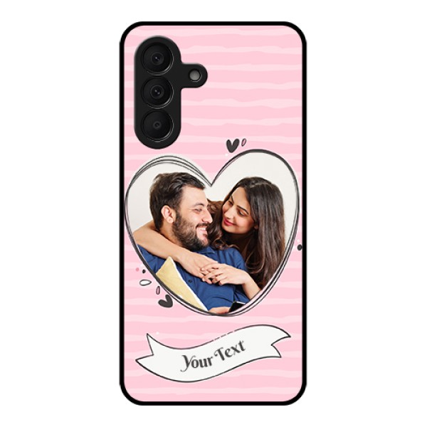 Samsung Galaxy A27 5G Custom Glass Phone Case - Vintage Heart Design