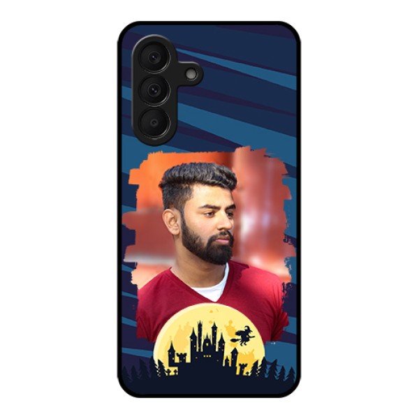 Samsung Galaxy A27 5G Custom Glass Phone Case - Halloween Witch Design Samsung Galaxy A27 5G Custom Glass Phone Case - Halloween Witch Design