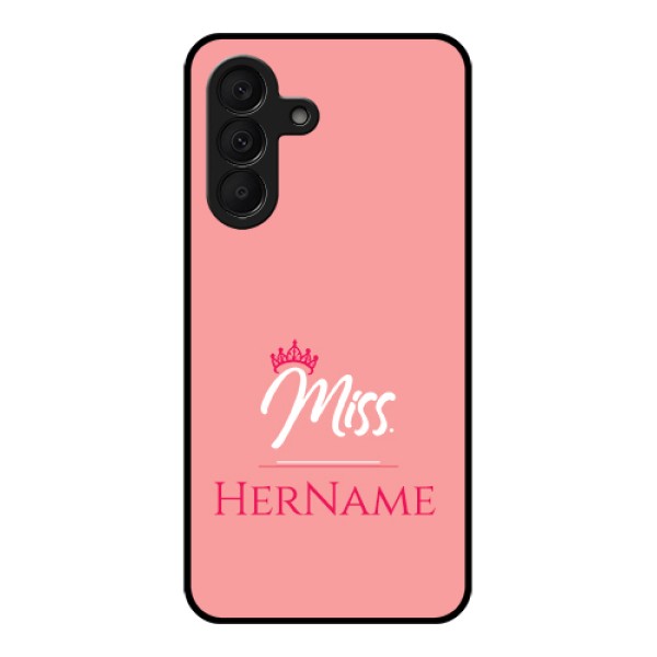 Samsung Galaxy A27 5G Custom Glass Phone Case - Mrs With Name Design