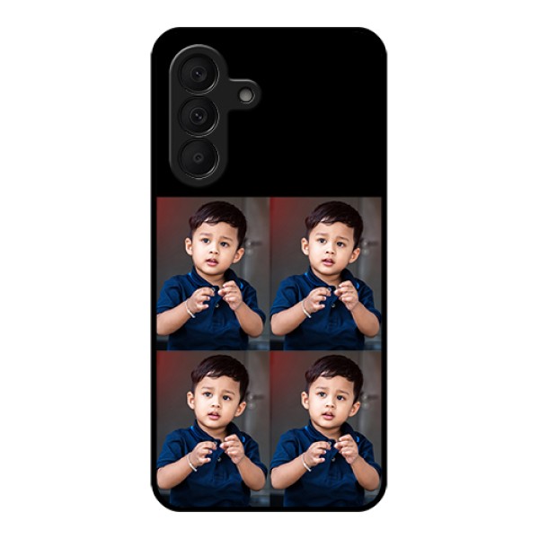 Samsung Galaxy A27 5G Custom Glass Phone Case - 4 Image Holder Design