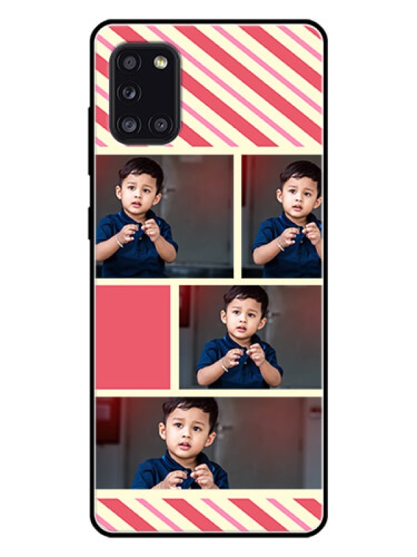 Custom Galaxy A31 Personalized Glass Phone Case  - Picture Upload Mobile Case Design