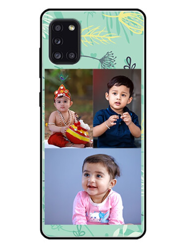 Custom Galaxy A31 Photo Printing on Glass Case  - Forever Family Design 