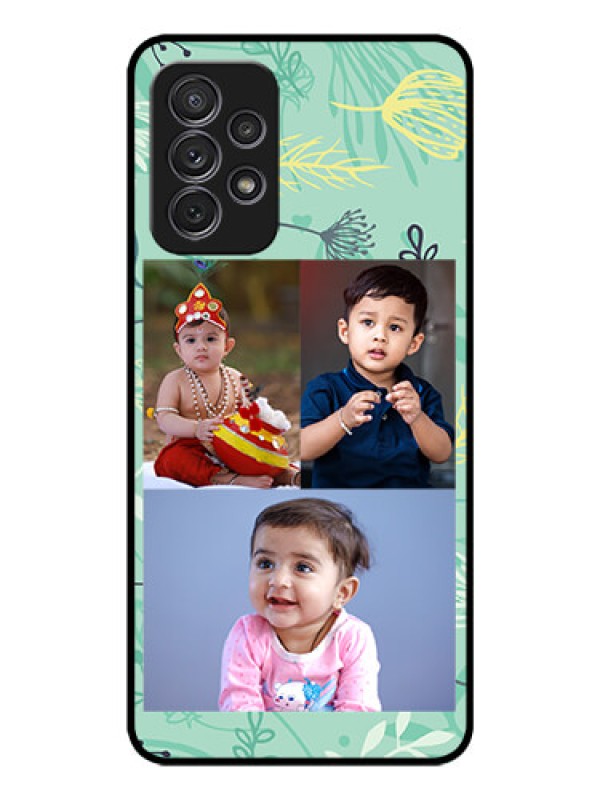 Custom Galaxy A32 Photo Printing on Glass Case - Forever Family Design 