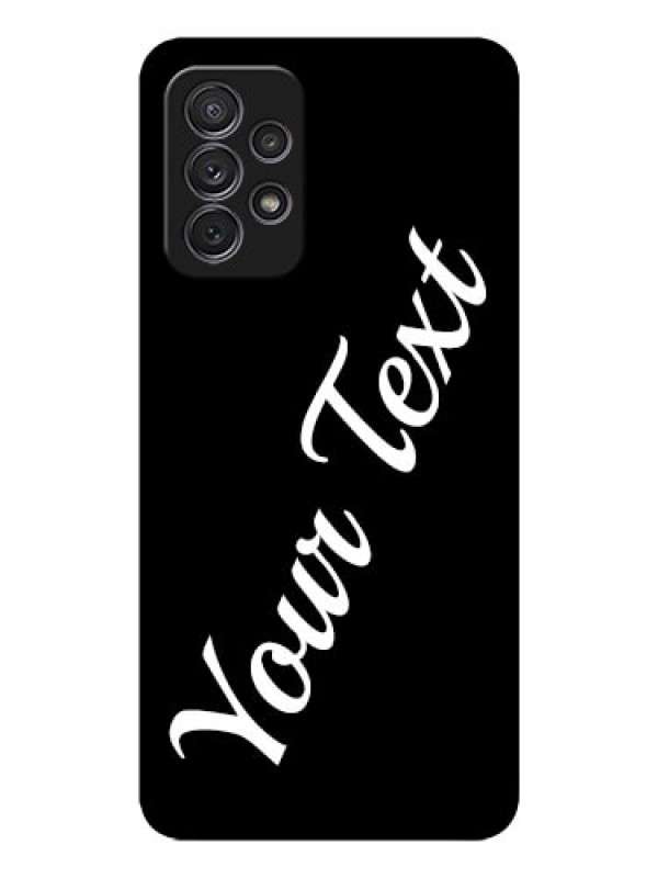 Custom Galaxy A32 Custom Glass Mobile Cover with Your Name