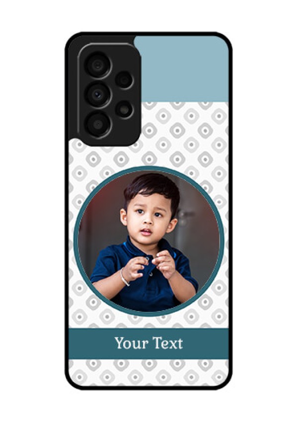 Galaxy A33 5G Personalized Glass Phone Case - Premium Cover Design
