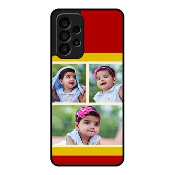 Galaxy A33 5G Custom Glass Mobile Case - Multiple Pic Upload Design Galaxy A33 5G Custom Glass Mobile Case - Multiple Pic Upload Design