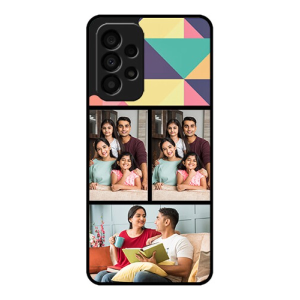 Galaxy A33 5G Custom Glass Phone Case - Bulk Pic Upload Design