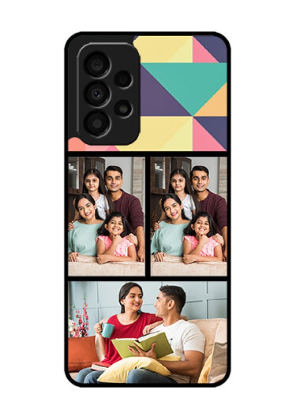 Galaxy A33 5G Custom Glass Phone Case - Bulk Pic Upload Design