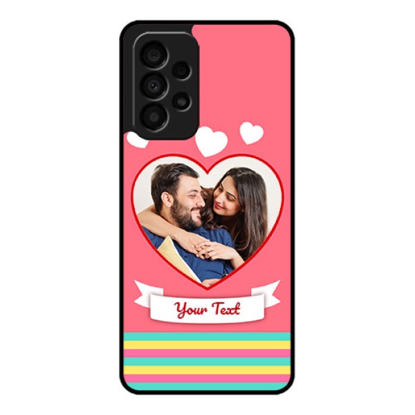 Galaxy A33 5G Photo Printing on Glass Case - Love Doodle Design Galaxy A33 5G Photo Printing on Glass Case - Love Doodle Design