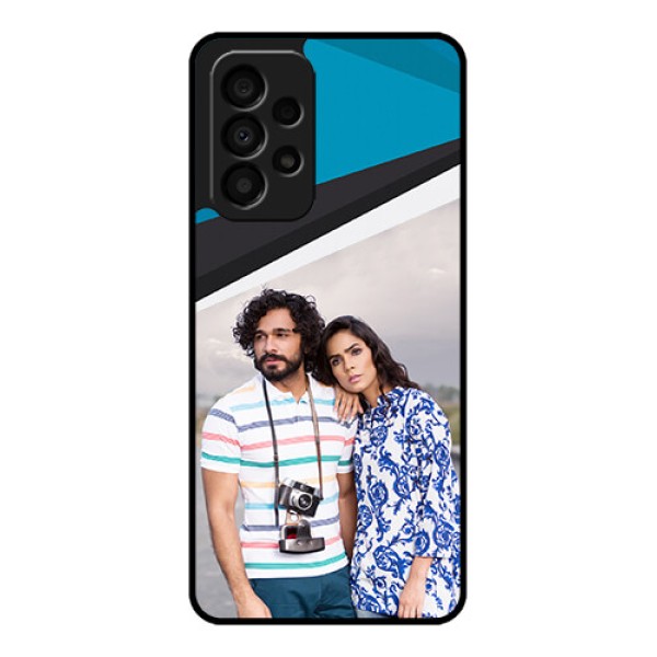 Galaxy A33 5G Photo Printing on Glass Case - Simple Pattern Photo Upload Design Galaxy A33 5G Photo Printing on Glass Case - Simple Pattern Photo Upload Design