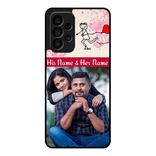 Galaxy A33 5G Photo Printing on Glass Case - You and Me Case Design