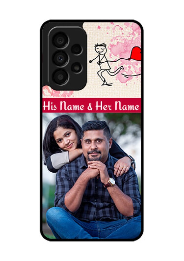 Galaxy A33 5G Photo Printing on Glass Case - You and Me Case Design