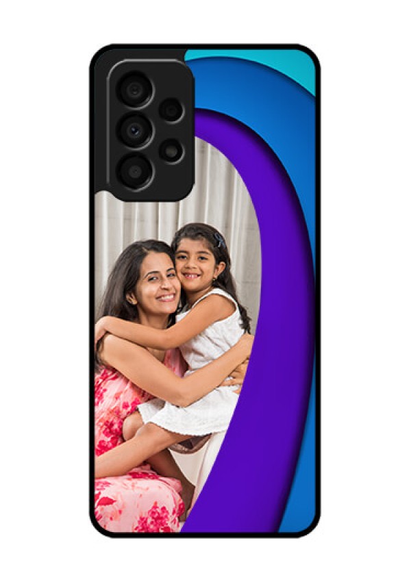 Galaxy A33 5G Photo Printing on Glass Case - Simple Pattern Design