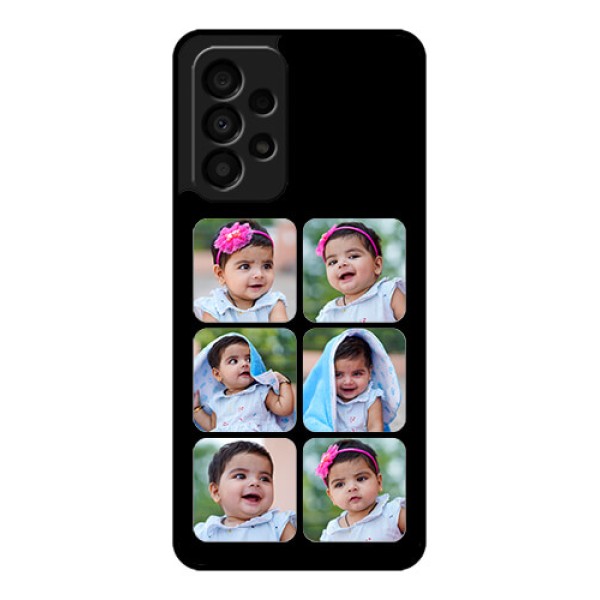 Galaxy A33 5G Photo Printing on Glass Case - Multiple Pictures Design