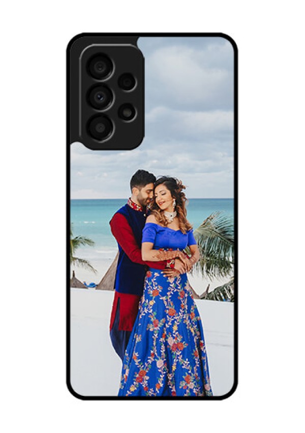 Galaxy A33 5G Photo Printing on Glass Case - Upload Full Picture Design