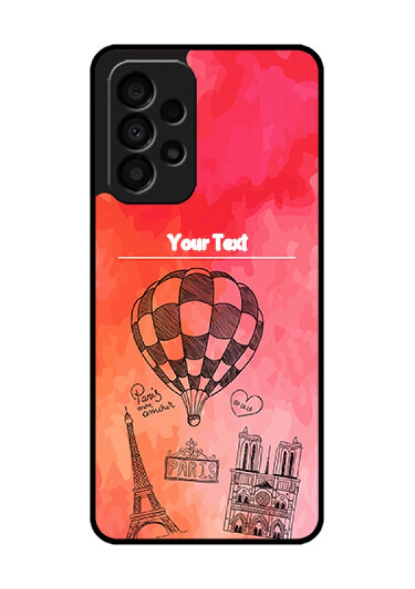 Galaxy A33 5G Custom Glass Phone Case - Paris Theme Design
