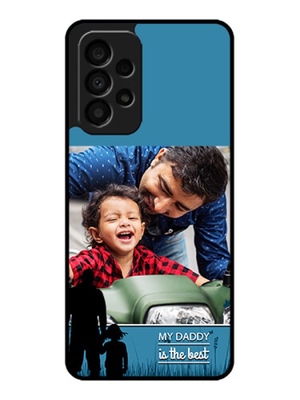 Custom Galaxy A33 5G Custom Glass Mobile Case - Best dad design
