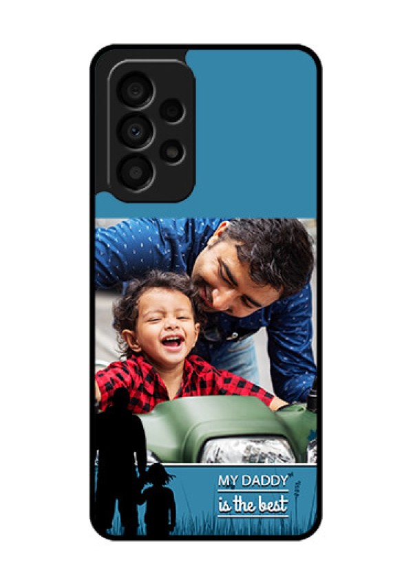 Galaxy A33 5G Custom Glass Mobile Case - Best dad design