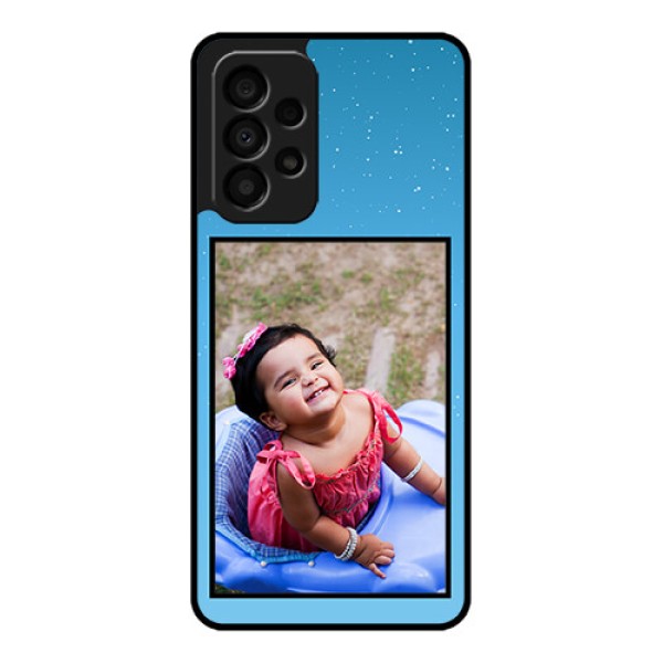 Galaxy A33 5G Custom Glass Mobile Case - Wave Pattern Colorful Design