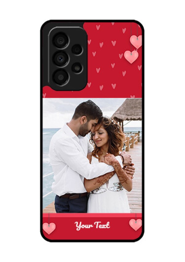 Galaxy A33 5G Custom Glass Phone Case - Valentines Day Design