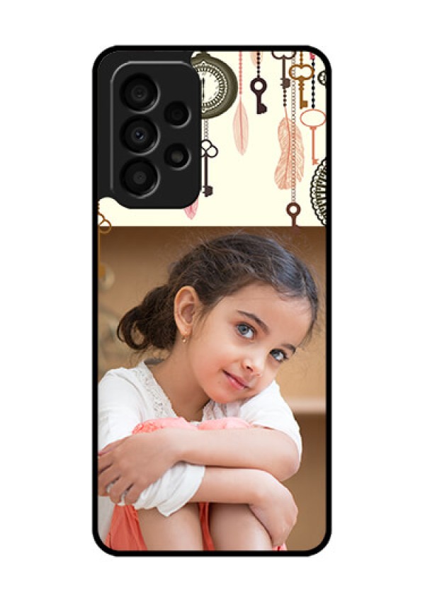 Galaxy A33 5G Custom Glass Mobile Case - Boho Style Design